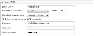 Setting SMTP